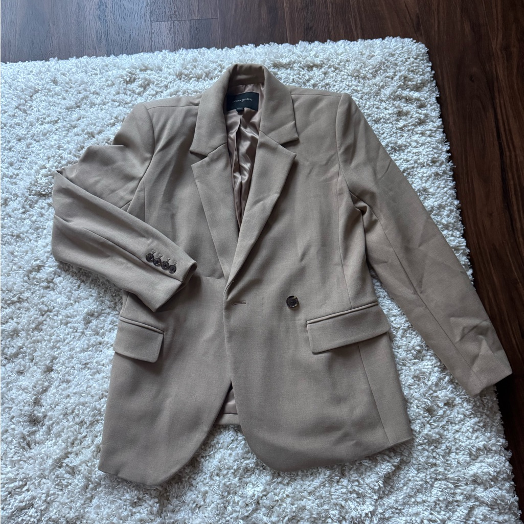 Banana Republic Tan Sport Coat Modern Tailored Blazer
